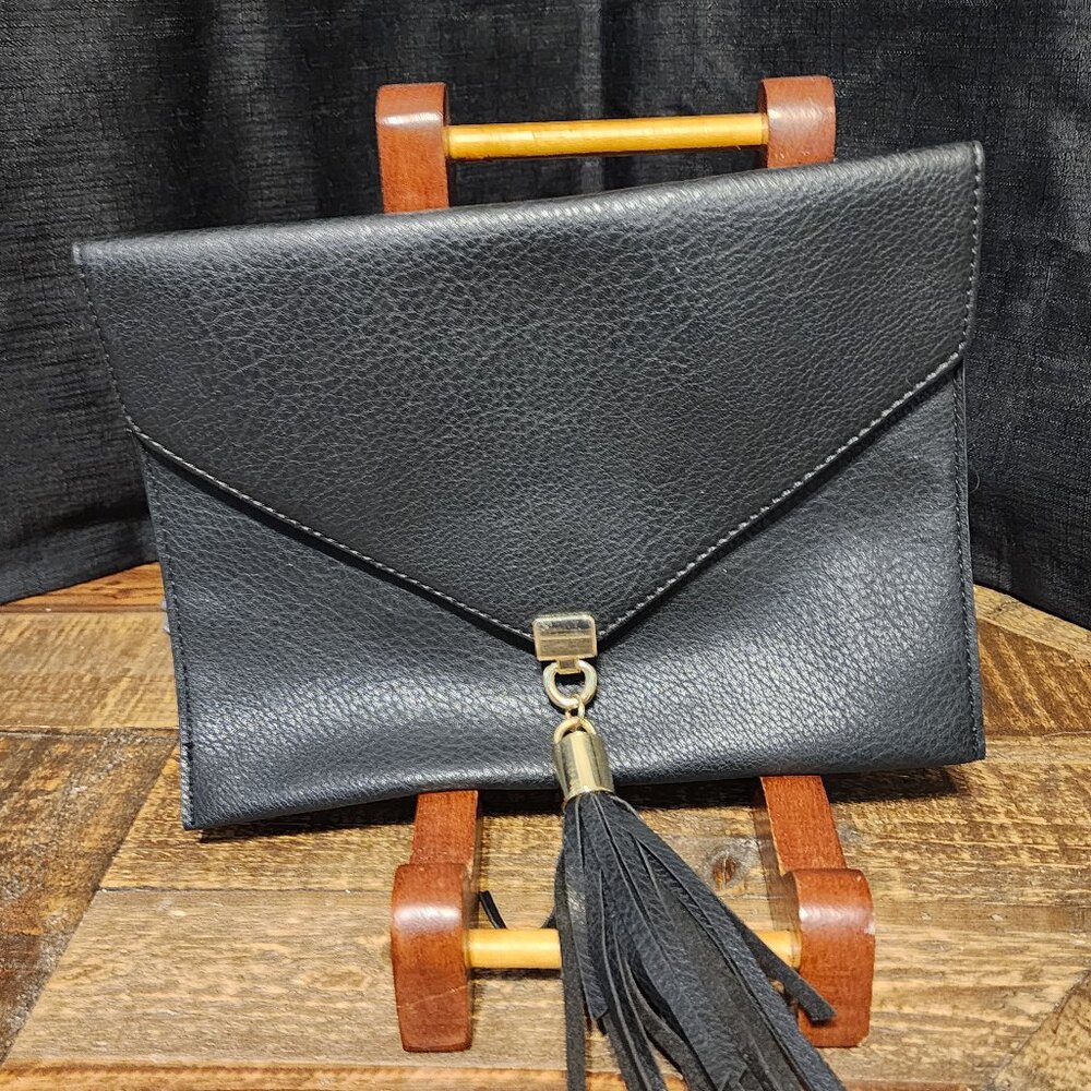 Big Buddha Faux Leather Clutch Purse
